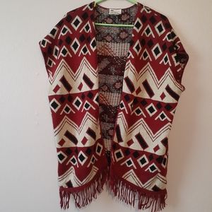 Say What NY Aztec Tribal Print Kimono Cardigan